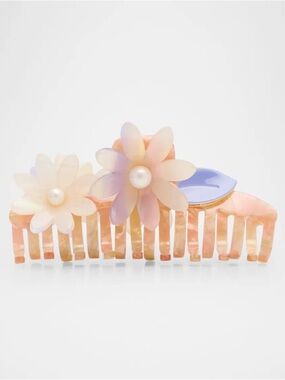 Lele Sadoughi Grand Bouquet Claw Clip New!!!